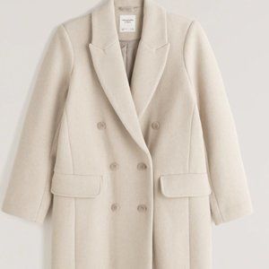 Abercrombie & fitch wool blend dad-coat